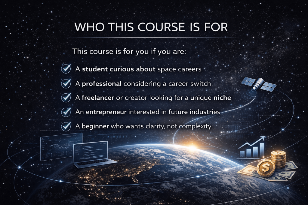 Space Economy MasterClass 2.0 for who