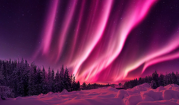 Aurora colors - why they coloured differently like pink aurora ? - spaceyv