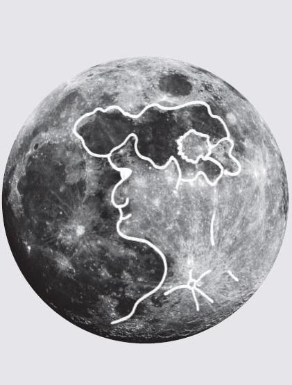 woman in moon