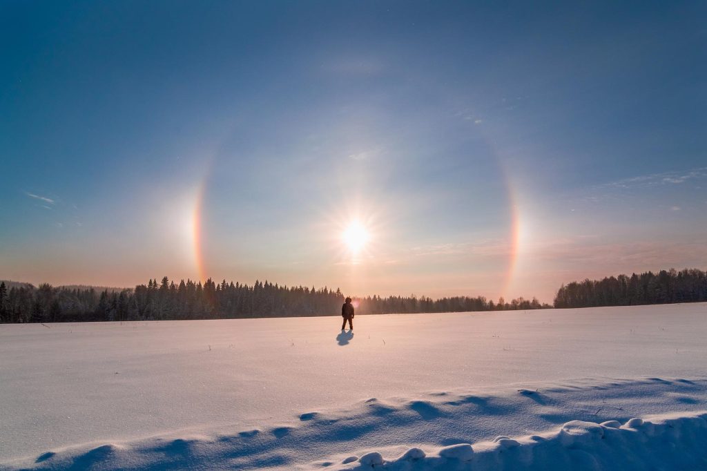 Is a sun halo lucky?