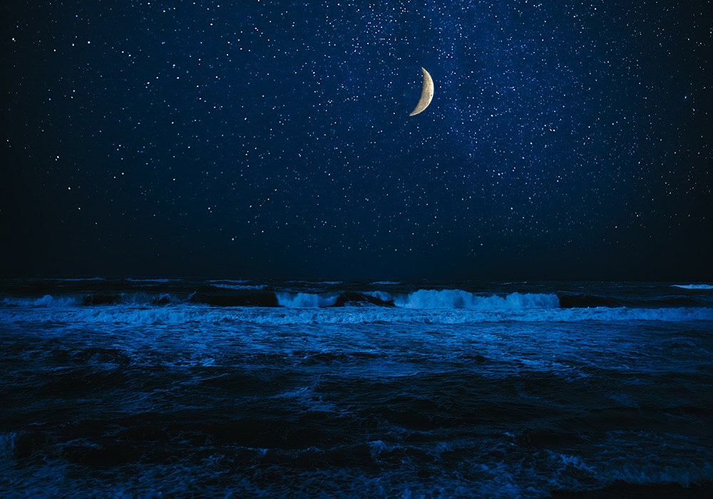 Crescent Moon and Tides